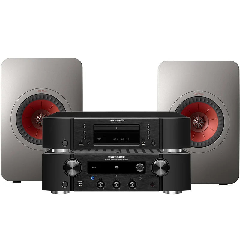 KEF LS50 Meta Second Generation Passive Bookshelf Speaker Sound Fever HIFI High Fidelity With Marantz Amplifier