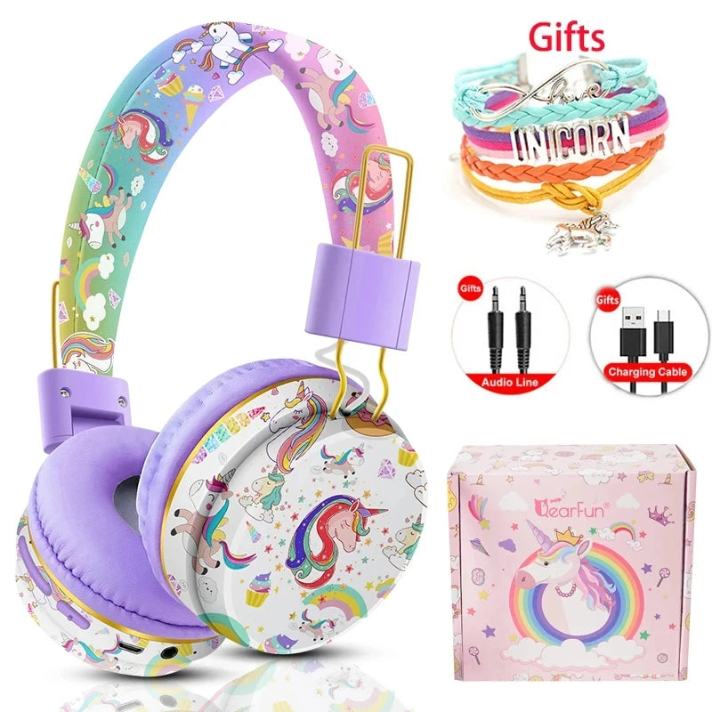 Christmas Gift Kids Headphones Dinosaur Wirless Bluetooth Headset Stereo Music Headphones for Phone Ipad Box With Dinosaur Toy