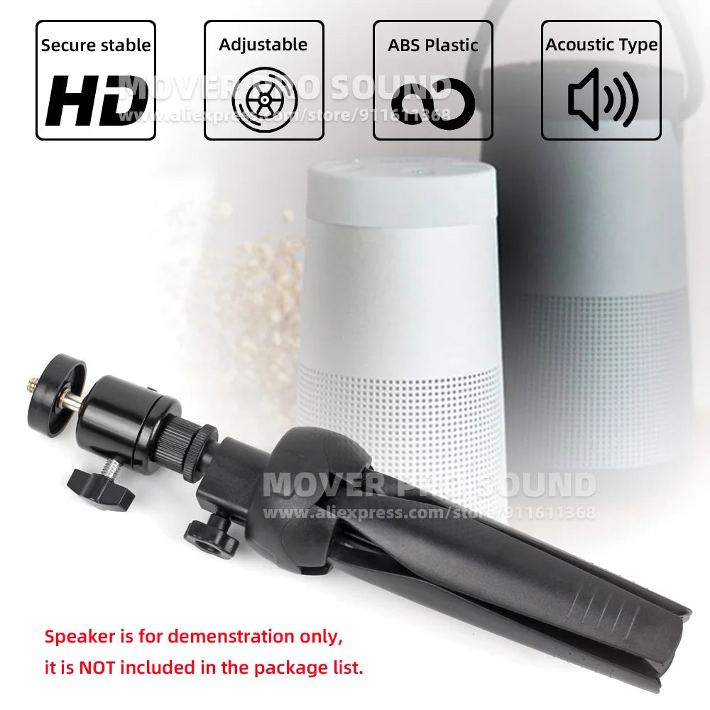 Tabletop Loudspeaker Holder Boom for BOSE SoundLink Revolve I and II + Plus Speaker Stand Table Desk Desktop Megaphone Mount