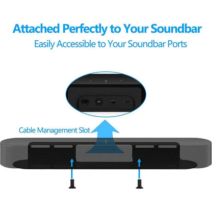 Soundbar Wall Mount for Sonos Beam Wall Mount Bracket Compatible With for Sonos Beam Sound Bar Mounts Mounting Bracket Durable