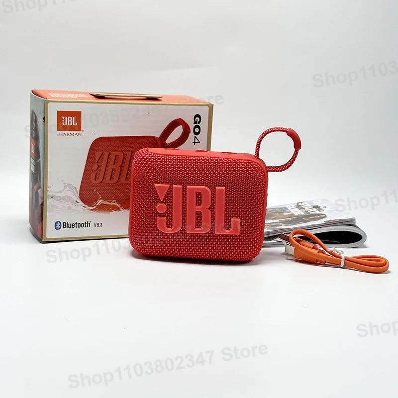 Original JBL GO 4 Wireless Bluetooth Speaker Portable Waterproof Speaker Outdoor Speakers Bass Party Speaker JBL GO4 HK Version
