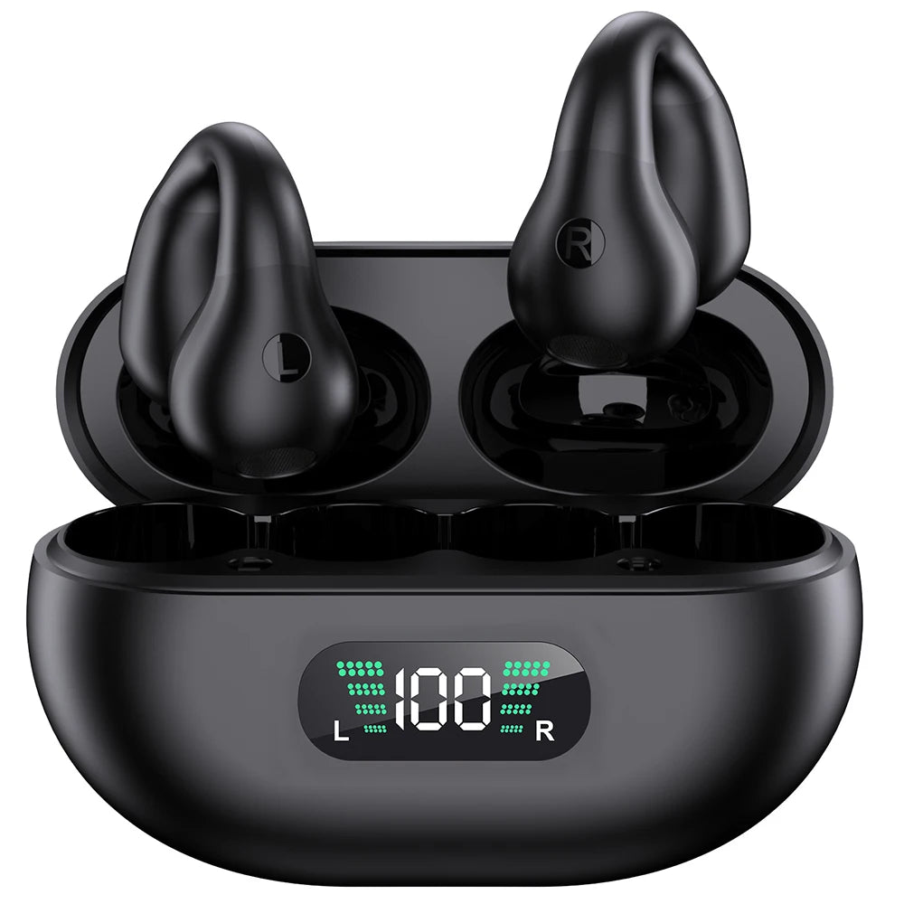 BT V5.3 Ear Ring Sports Wireless Open Earbuds TWS Earphone Headphone Headset for Sony iPhone Android Samsumg Huawei Xiaomi Vivo