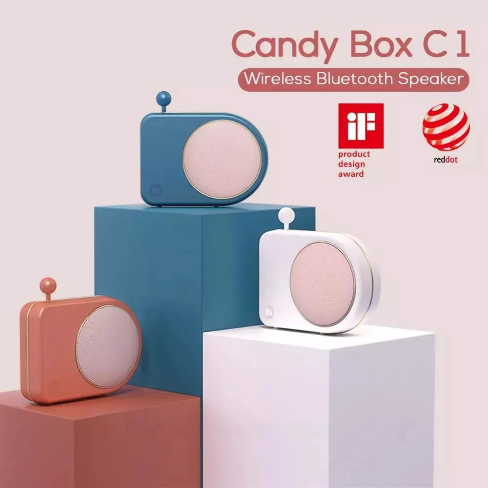 NILLKIN CandyBox Bluetooth Speaker HIFI Portable Speaker Wireless Bluetooth 5.0 Home Theater Speakers for Xiaomi/iPhone