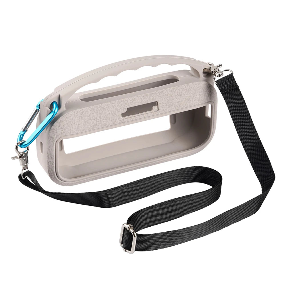 Silicone Cover Case With Handle & Shoulder Strap Travel Protective Carrying Pouch for Bose SoundLink Flex 2nd Gen Accessories