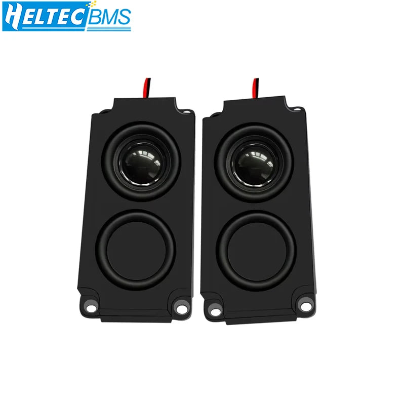 2PCS Audio Portable1PC Speakers 10045 LED TV Speaker 8 Ohm 5W Double Diaphragm Bass Computer Speaker DIY for Home Theater