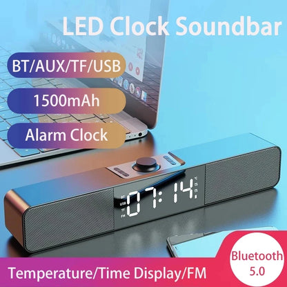 New Style LED Speaker Fashion Sound Bar Aux Usb Bluetooth Speaker Home Theater Surround Speaker Voor TV Computer Speaker Subwoof