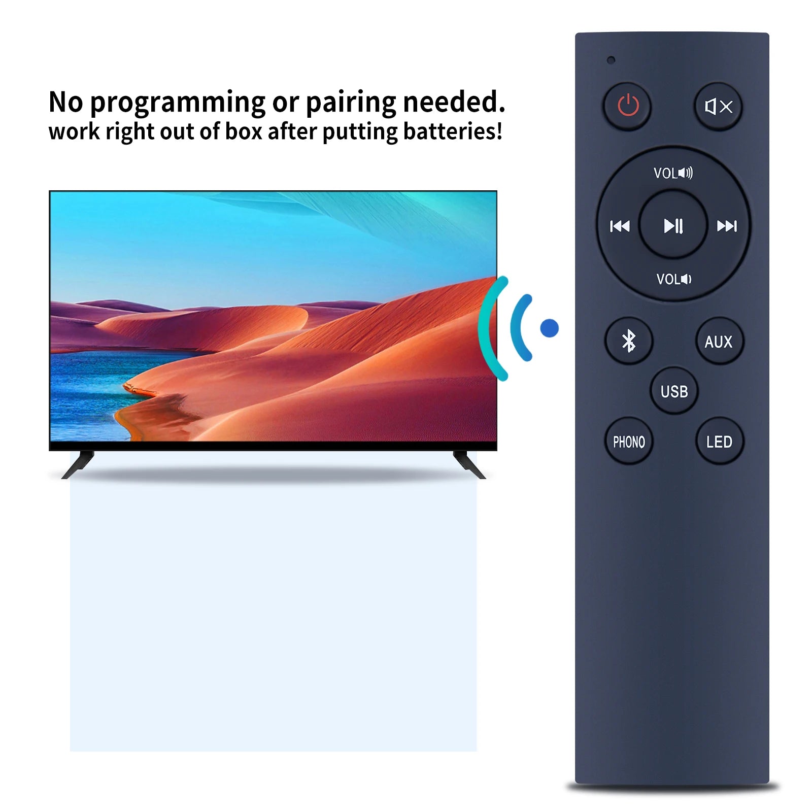 Original the Three II Remote for Klipsch Bluetooth Audio Echo Wall Home Theater