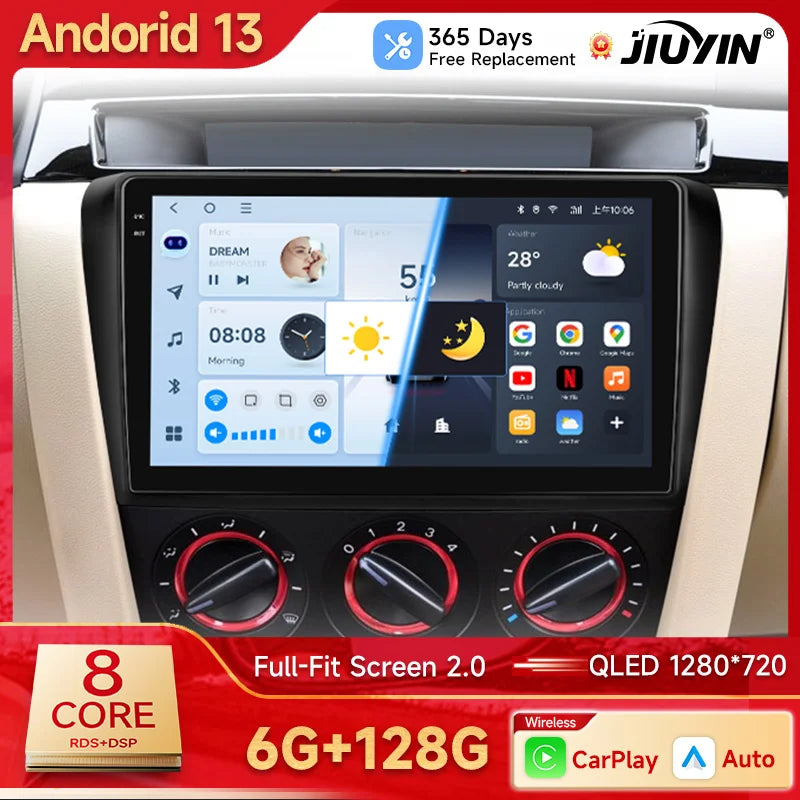 2 Din Android 12 for Mazda 3 2004-2009 Car Radio Multimedia Player Stereo Navigation With BOSE Carplay Speakers Head Unit Video