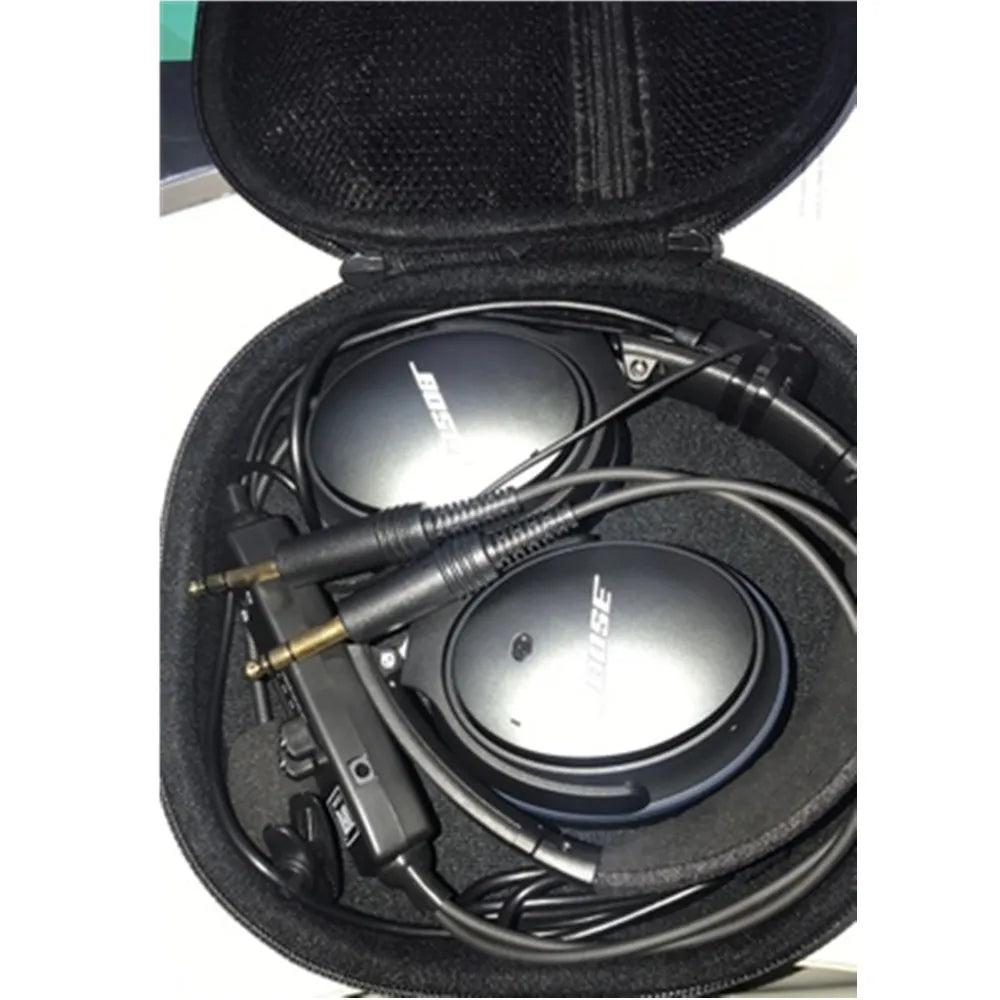 UFQ AV Mike-2 Aviation Headset Microphone Suit for Bose QC25,QC35 Also Can Work With  Sony or Sennheiser Headphone  Good Quality