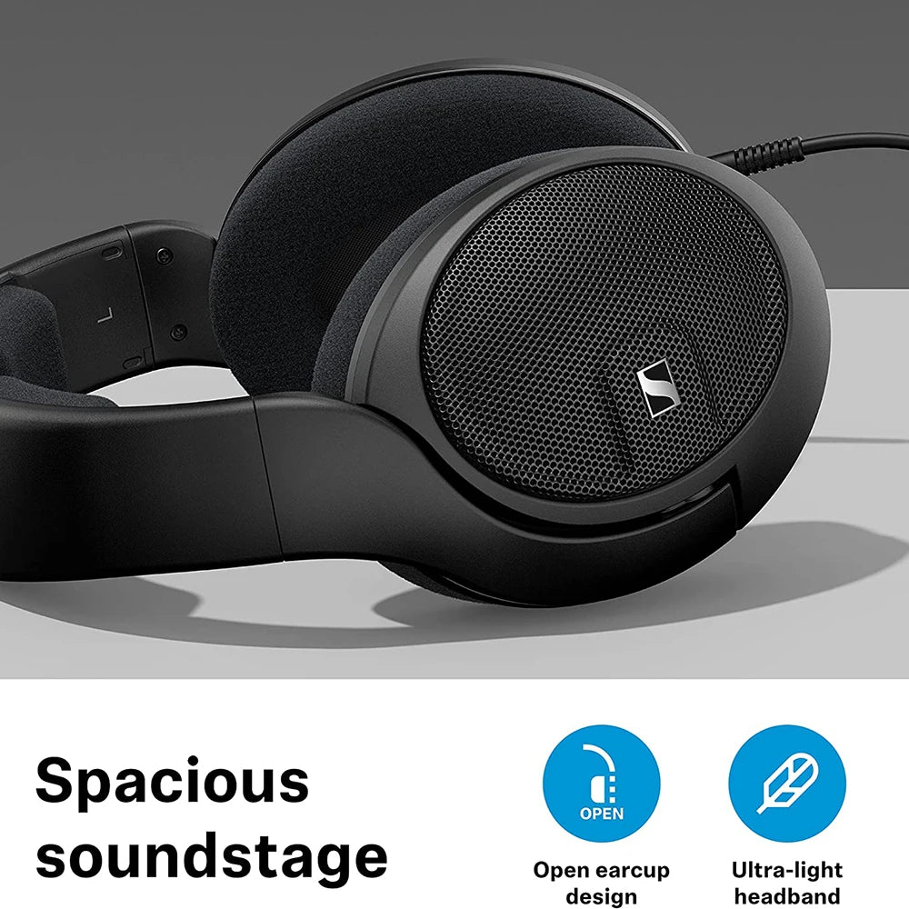 Sennheiser HD 560s Over-The-Ear Audiophile Headphones Neutral Frequency Response Sound Field Open-Back Earcups Detachable Cable
