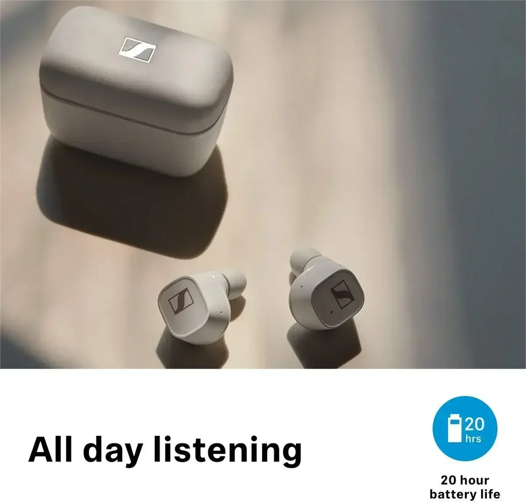 New Sennheiser CX400BT True Wireless Earphones TWS Bluetooth Sports Earbuds Stereo Sound Headset Noise Isolation Headphone