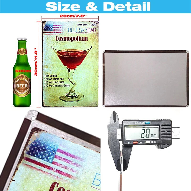 Best Selling - Sonos Logo Metal Signs Club Mural Painting Wall Vintage Tin Sign Posters