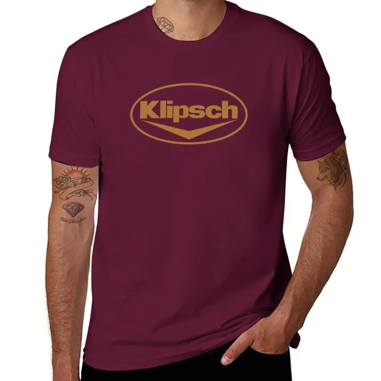 Best Selling Klipsch Logo Essential T-Shirt Oversized Funnys Sweat Men Clothing