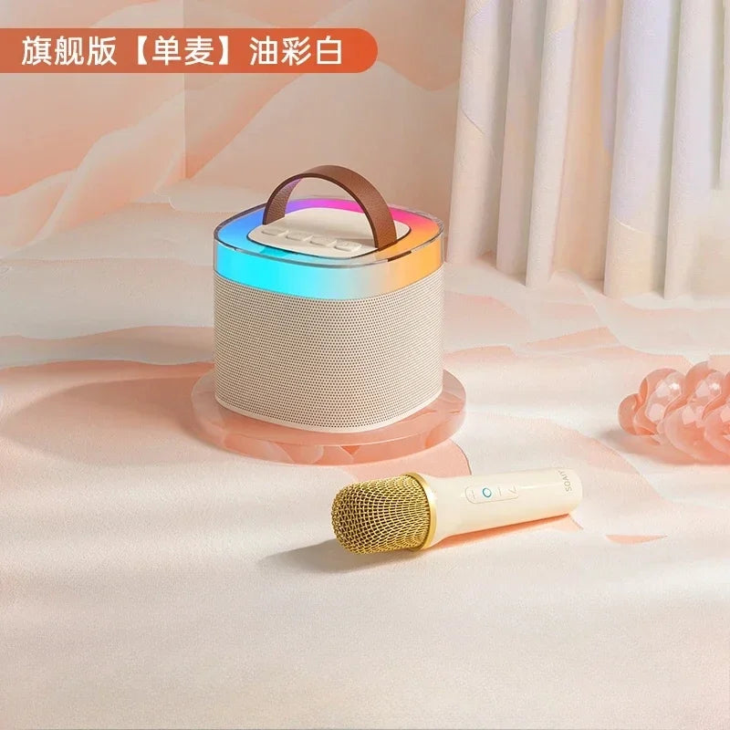 SOAIY SK2 Wireless Bluetooth Speaker With Microphone AI Voice Control for Small Family Gatherings Indoor Picnic Gaming Speaker