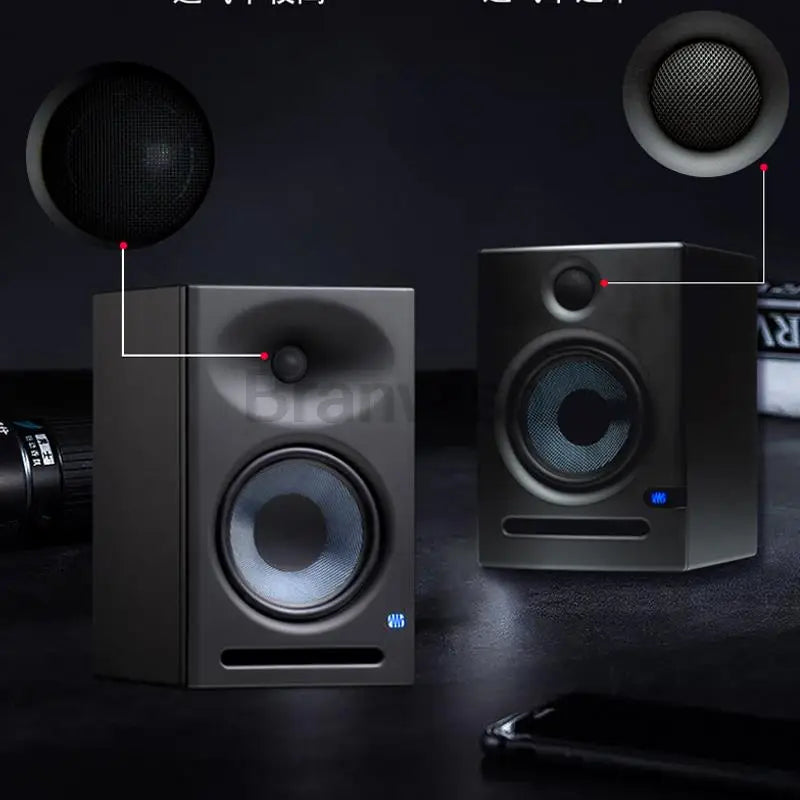 3.5 Inch High-Power Monitor Speaker HiFi Professional Fever Recording Studio Active Desktop DIY Home TV Audio Bluetooth Speaker