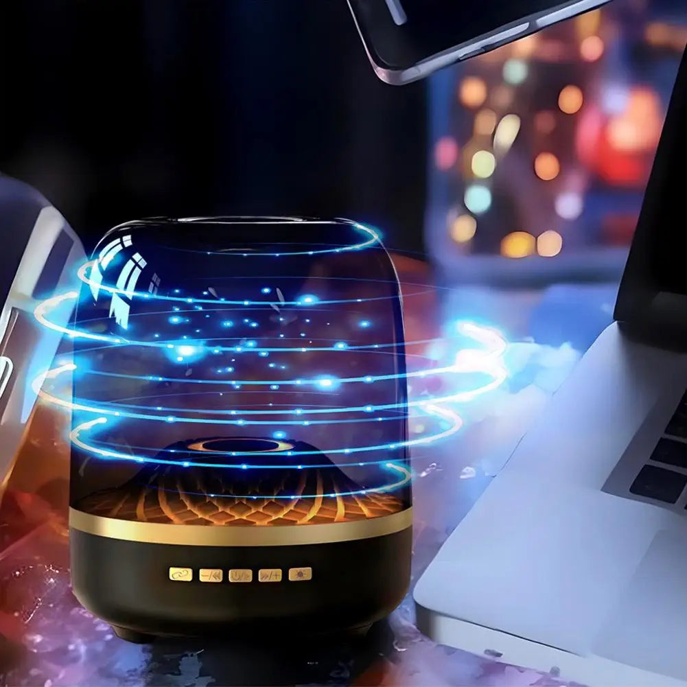 For Harman Kardon Aura Studio4 Bluetooth Speaker Super Large Volume Ambient Light Home Transparent Speaker Wireless Speaker