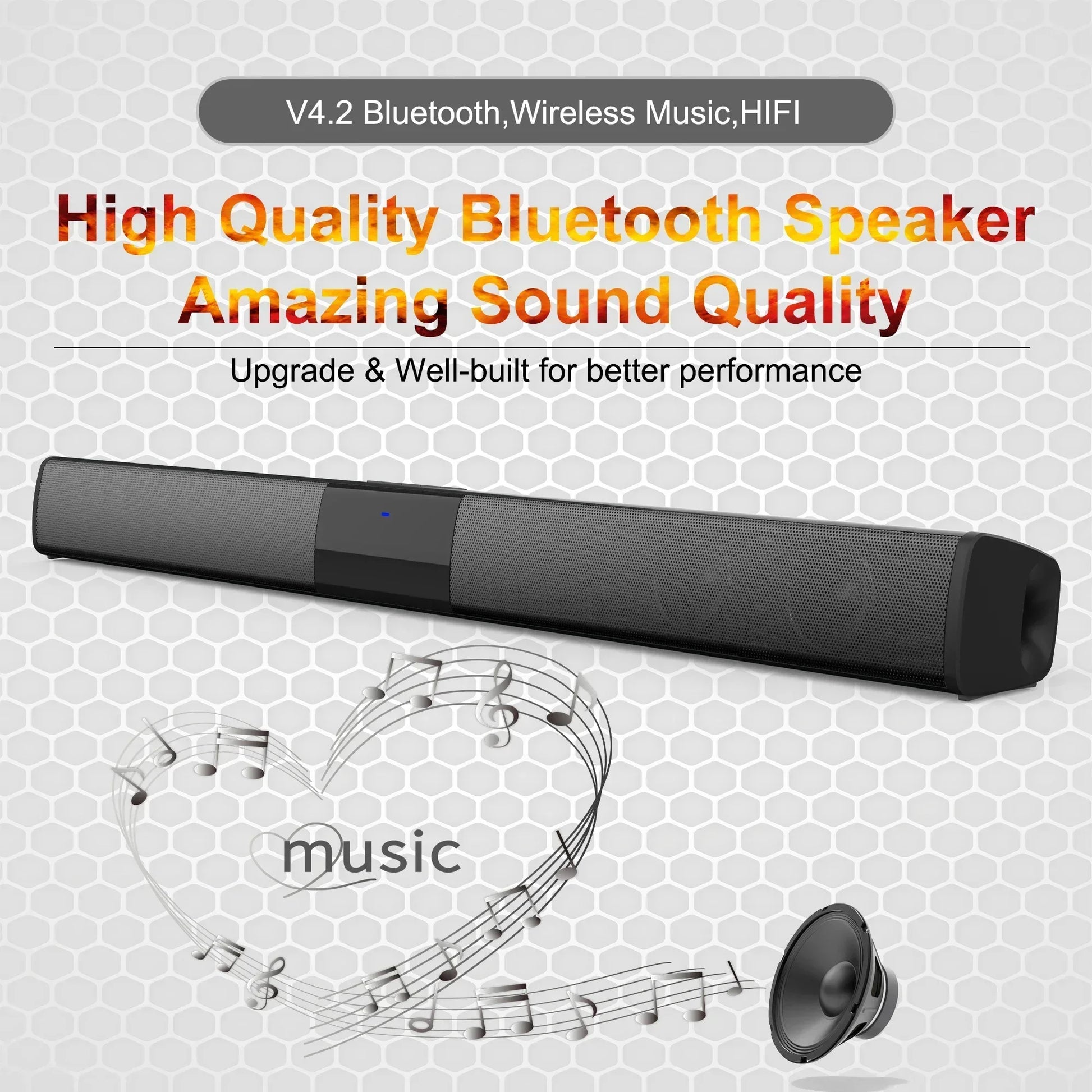 Home Theater Sound System Bluetooth Speaker Computer Speakers for TV Soundbar Box Subwoofer Radio Music Center Boom Box Column