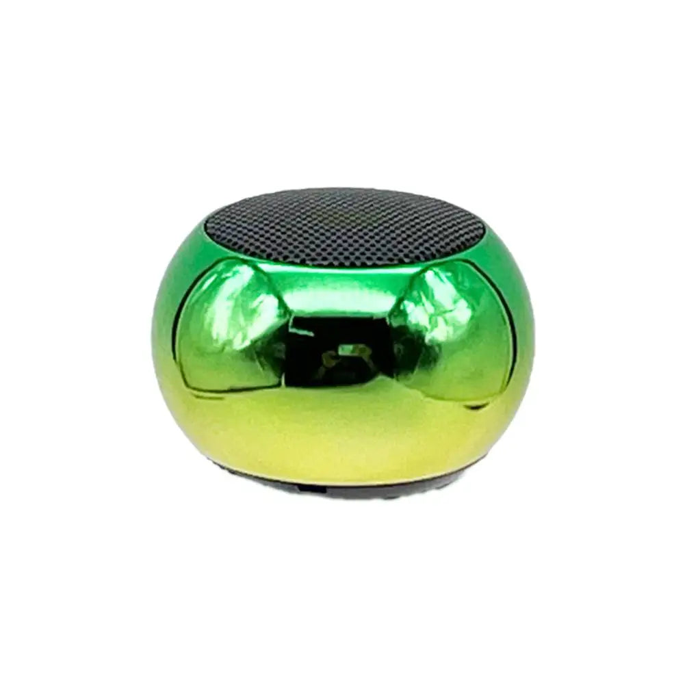 Flash Wireless Bluetooth Speaker Portable Small Steel Gun Metal Heavy Subwoofer Outdoor Mini Audio Soundbar for Ios / Android