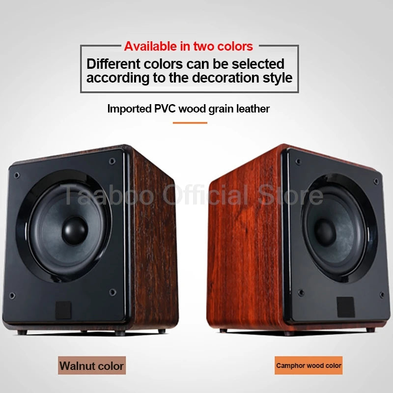 12 Inch Passive Subwoofer Speaker Long Stroke HiFi Fever Subwoofer Wooden Front High Fidelity Home Theater Amplifier Sound Box