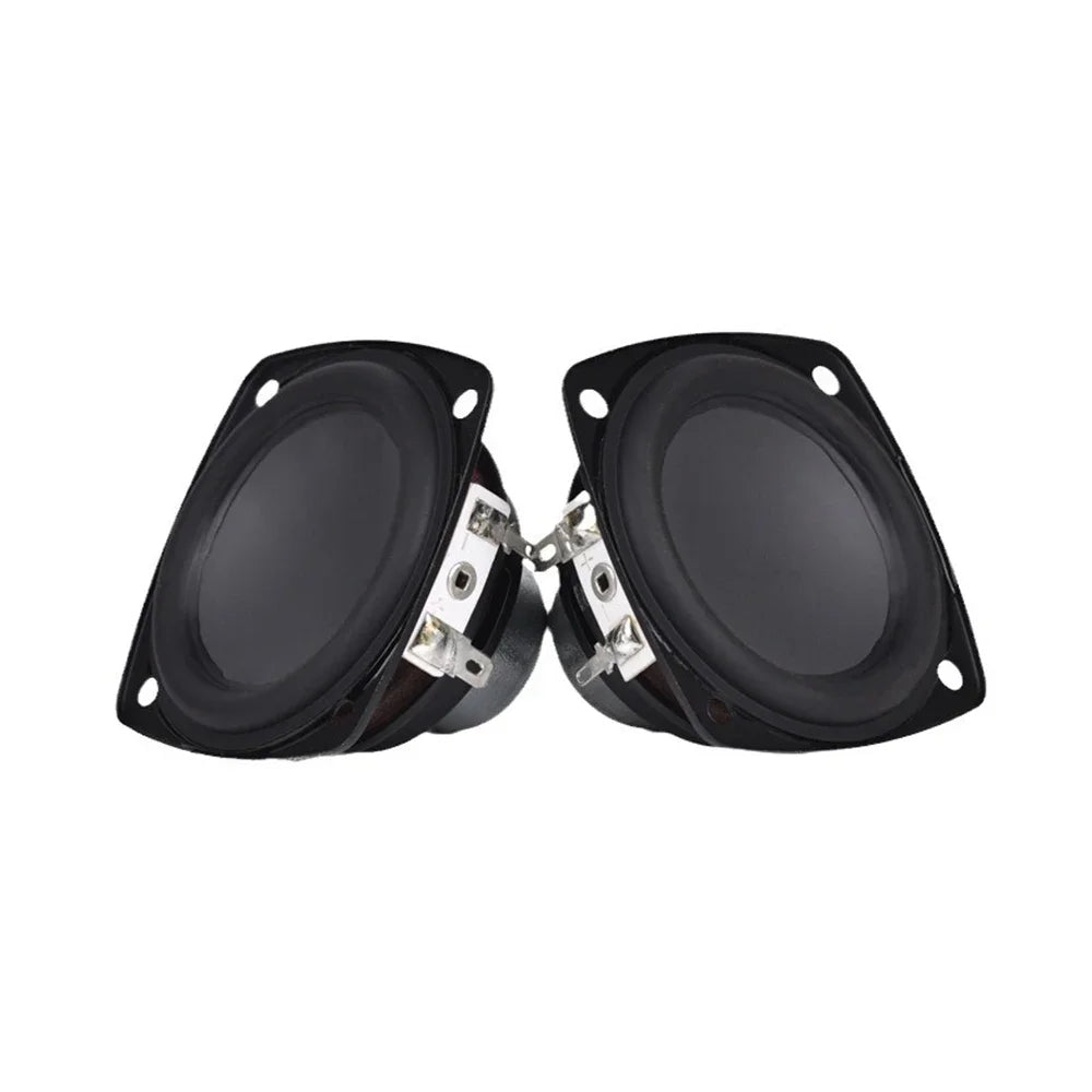 2pcs/Lot 2.75 Inch 4Ω 15W Speakers Full Range Rubber Edge Iron NdFeb Dual Magnetic DIY Bluetooth Speaker