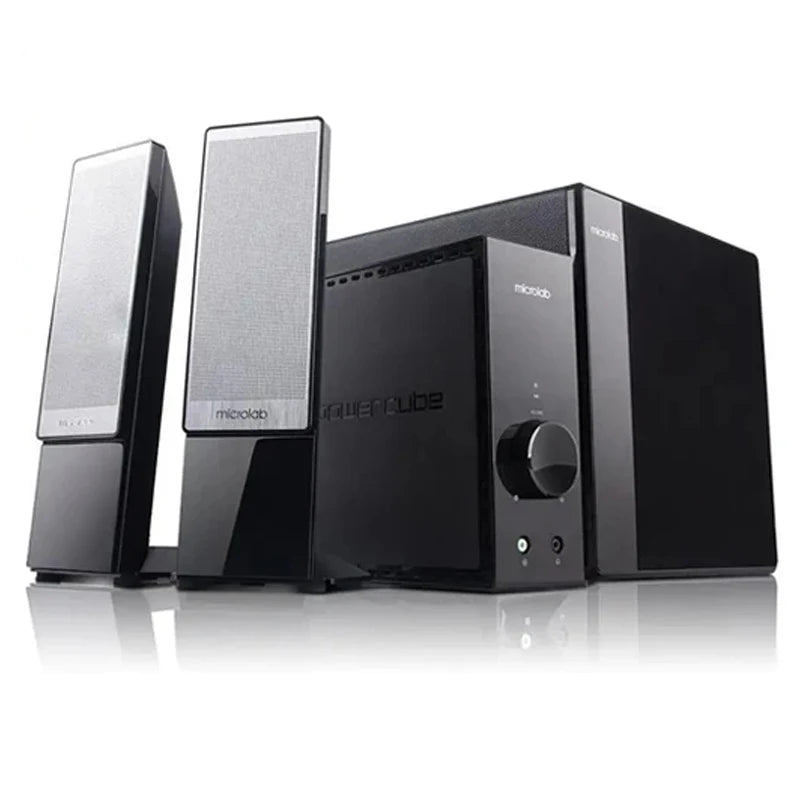 High Power 6.5 Inch Subwoofer Two-Way Bluetooth Speaker Amplifier Surround Sound Bass Home Theater Sound System Audio Set 2.1