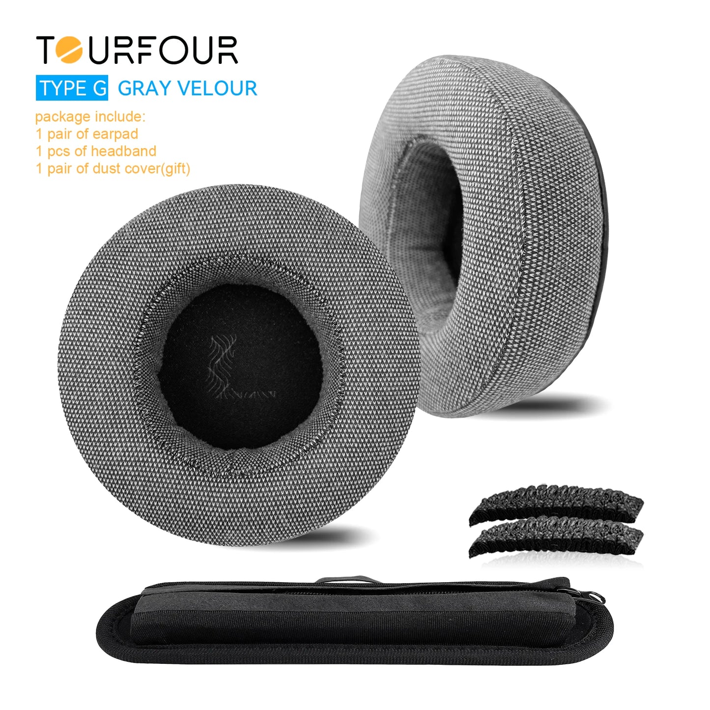 TOURFOUR Replacement Earpads for BANG & OLUFSEN BeoPlay H6,H4 Headphones Ear Cushion Headband