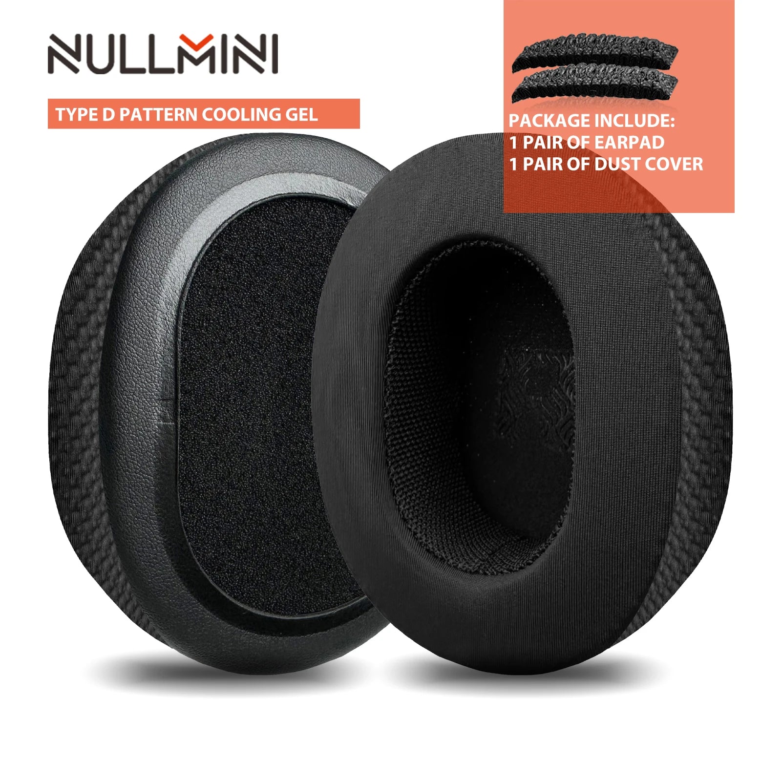 Nullmini Replacement Earpads for Klipsch Mode M40 Headphones Cooling Gel Ear Pads Cushion Sleeve