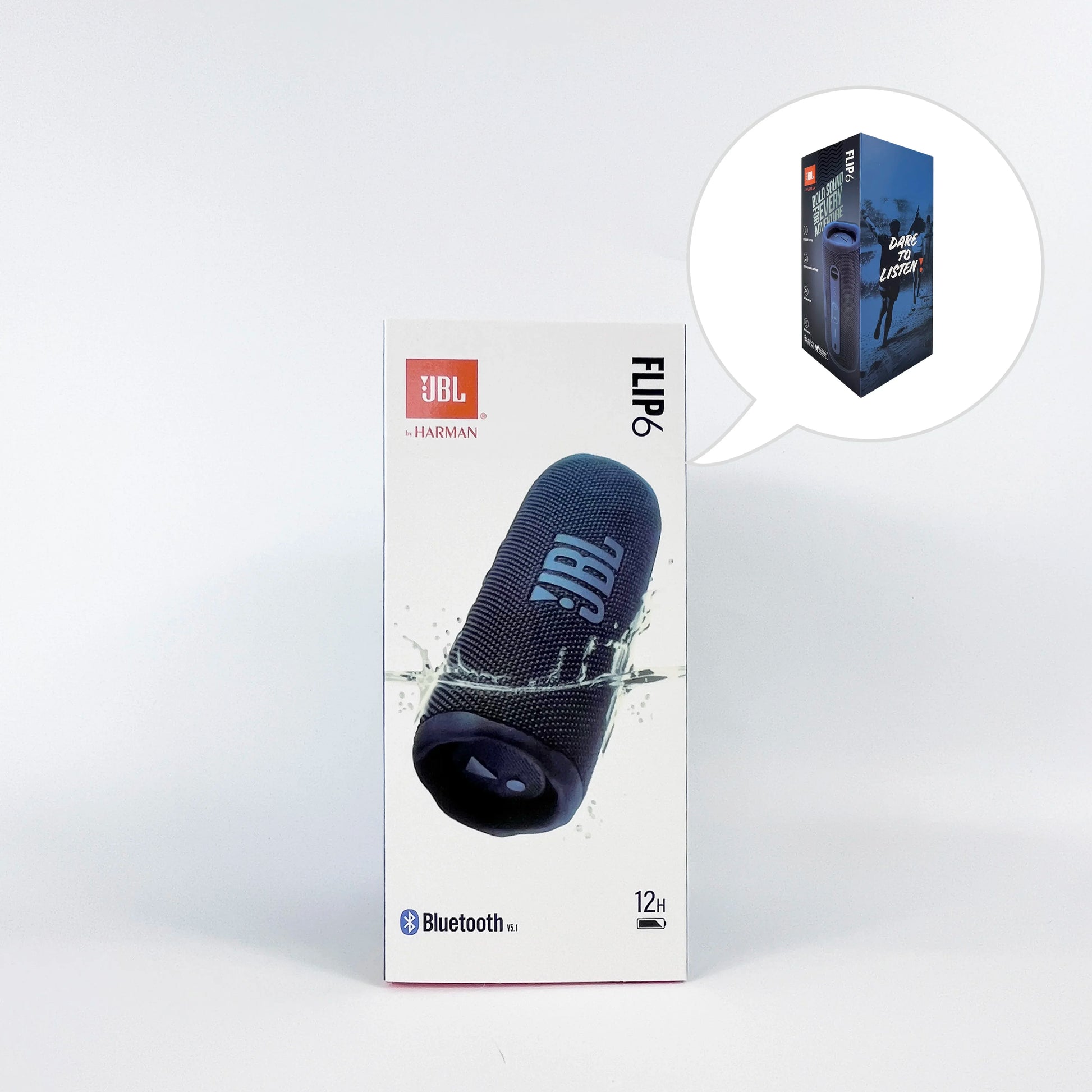 Original JBL FLIP 6 Bluetooth Speaker FLIP6 Portable IPX7 Waterproof Outdoor Stereo Bass Music Track Speaker Independent Tweeter