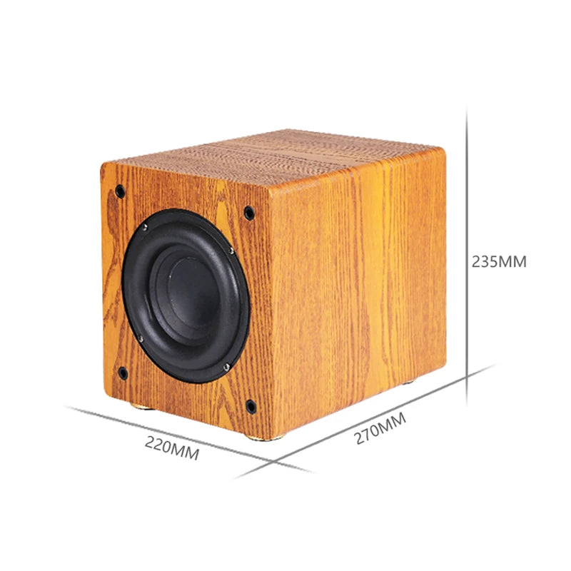 6.5Inch High-Power Subwoofer 100W Speaker Home Passive Subwoofer Audio DIY Home Theater HiFi Fever Large Magnetic Steel Speaker