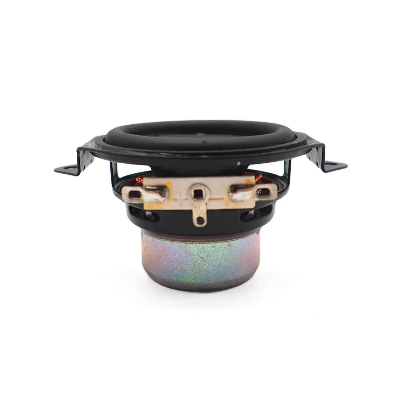 2 Pcs 1.75 Inch 4 Ohm 30 W HIFI Full Range Speaker Double Neodymium Magnetic Long Stroke Bass Waterproof Basin DIY Home Theater