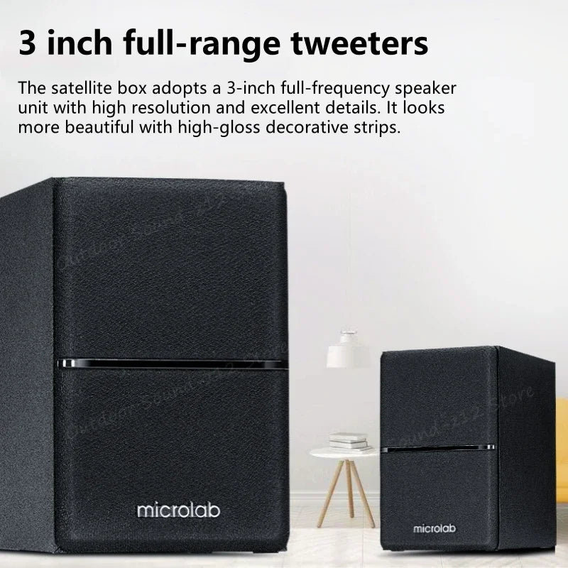 Classical Products 2.1CH Multimedia Speakers M100BT Subwoofer Sound Bar With Subwoofer Active HI-FI Desktop Bluetooth Speakers