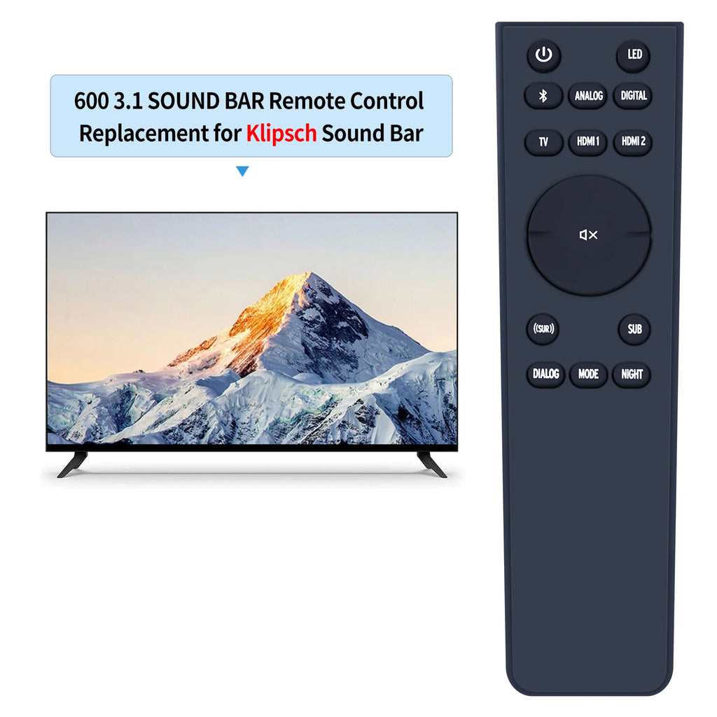Remote Control for Klipsch Cinema 600 3.1 Sound Bar System