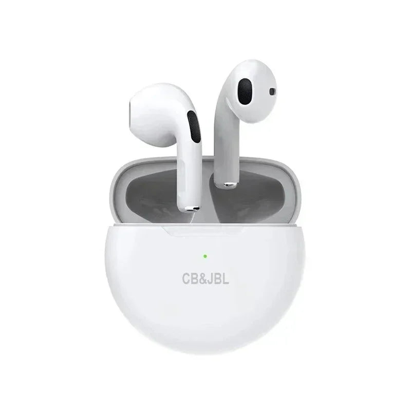 For CB&JBL Pro 6 HiFi Bluetooth Earphone IPX5 Life Waterproof Wireless Headphones for iPhone Xiaomi Headset Dual Mic Pro6 Earbud