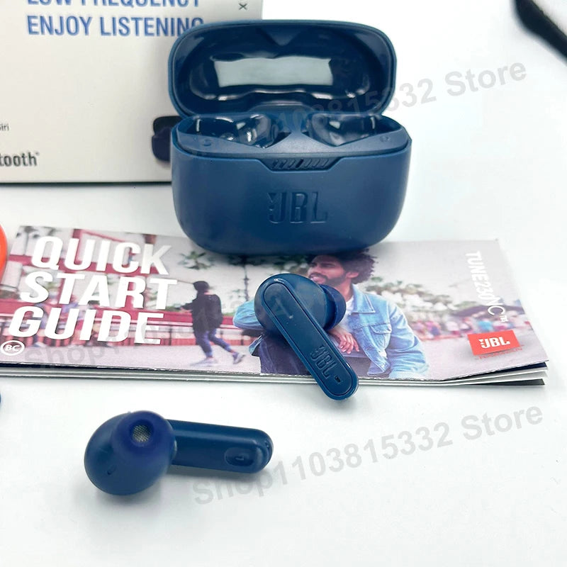 Original JBL Tune 230NC TWS Wireless Bluetooth Headphones T230NC Sports Game Music Headset Subwoofer Earphone HK Edition