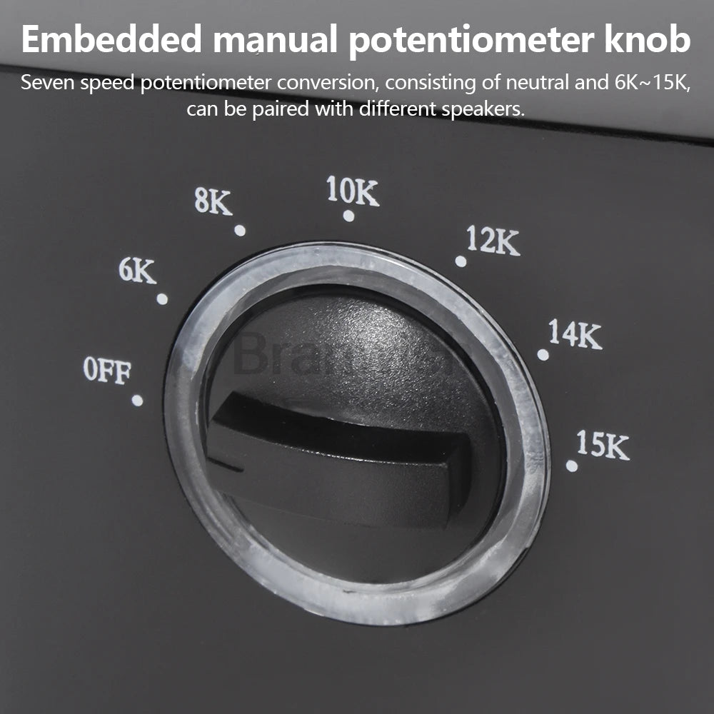 5Ohm Brand New Fever Independent Ribbon Super Tweeter External Tweeter Passive Speaker Sound Box 30W Extension