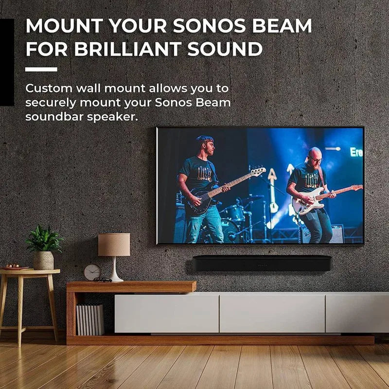 Speaker Wall Mount Bracket Soundbar Wall Mount Strong Load-Bearing Floating Holder for SONOS Beam Gen1 Gen2 Sound Bar Durable