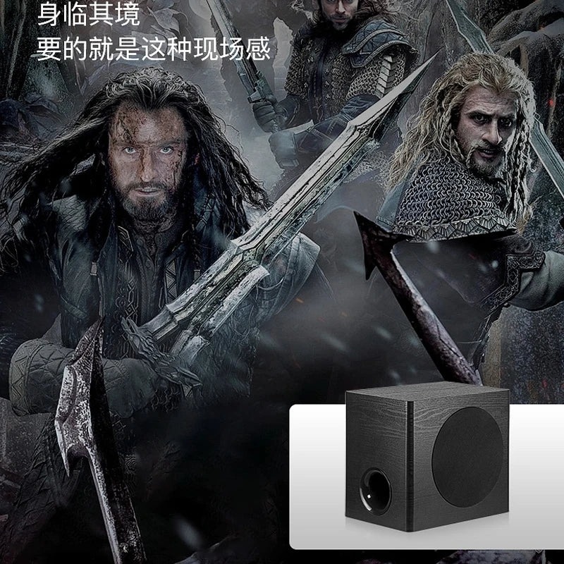 8 Inch 100W High Power Subwoofer W-1 Active HiFi Subwoofer Home Theater Home Audio Echo Gallery TV Computer Stage Speakers