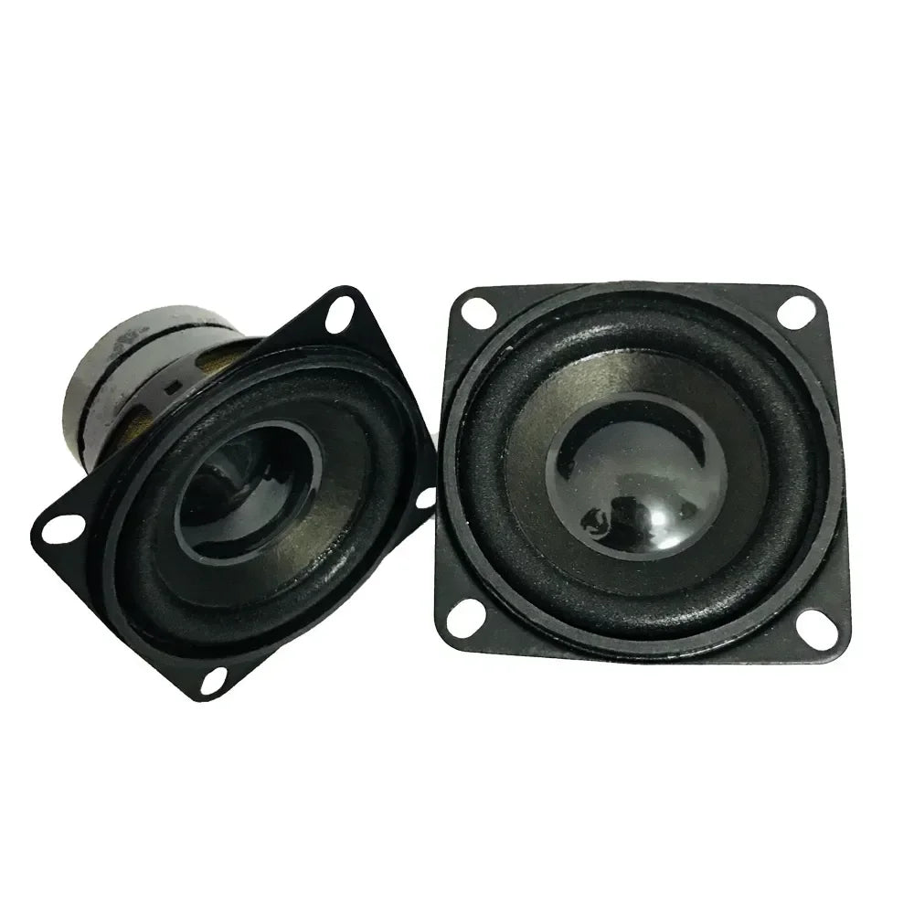 2Pcs 2 Inch 4 Ohm 10W Speakers Audio Portable Full Range Sound Dual Magnetic Loudspeaker DIY Home Theater Sound System Speaker