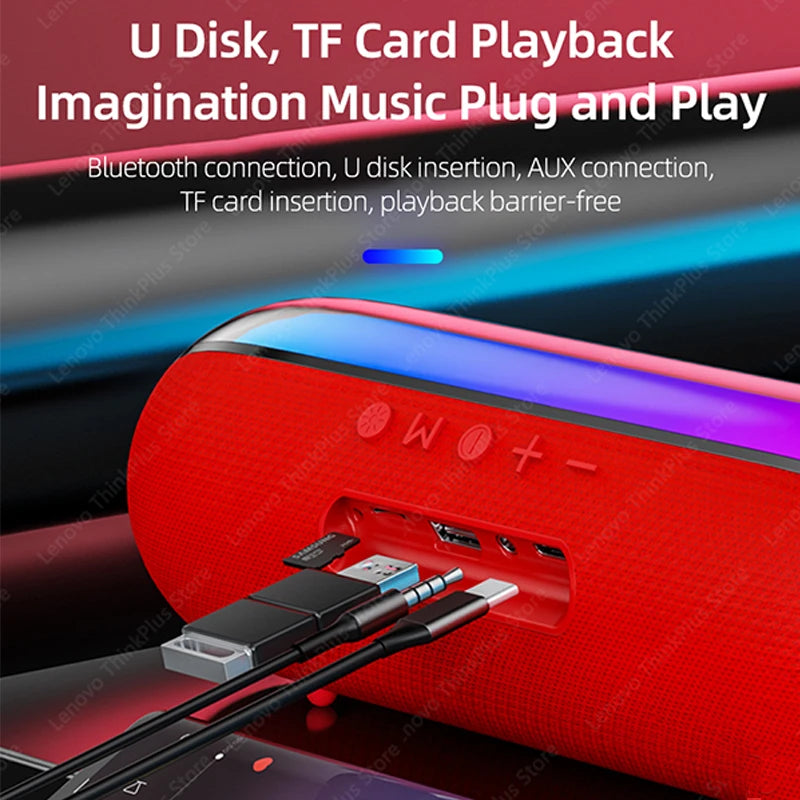 Lenovo TS40 PRO Wireless Bluetooth Audio Home Mini Portable Player 3D Surround Outdoor Speaker Music Surround Subwoofer Speaker