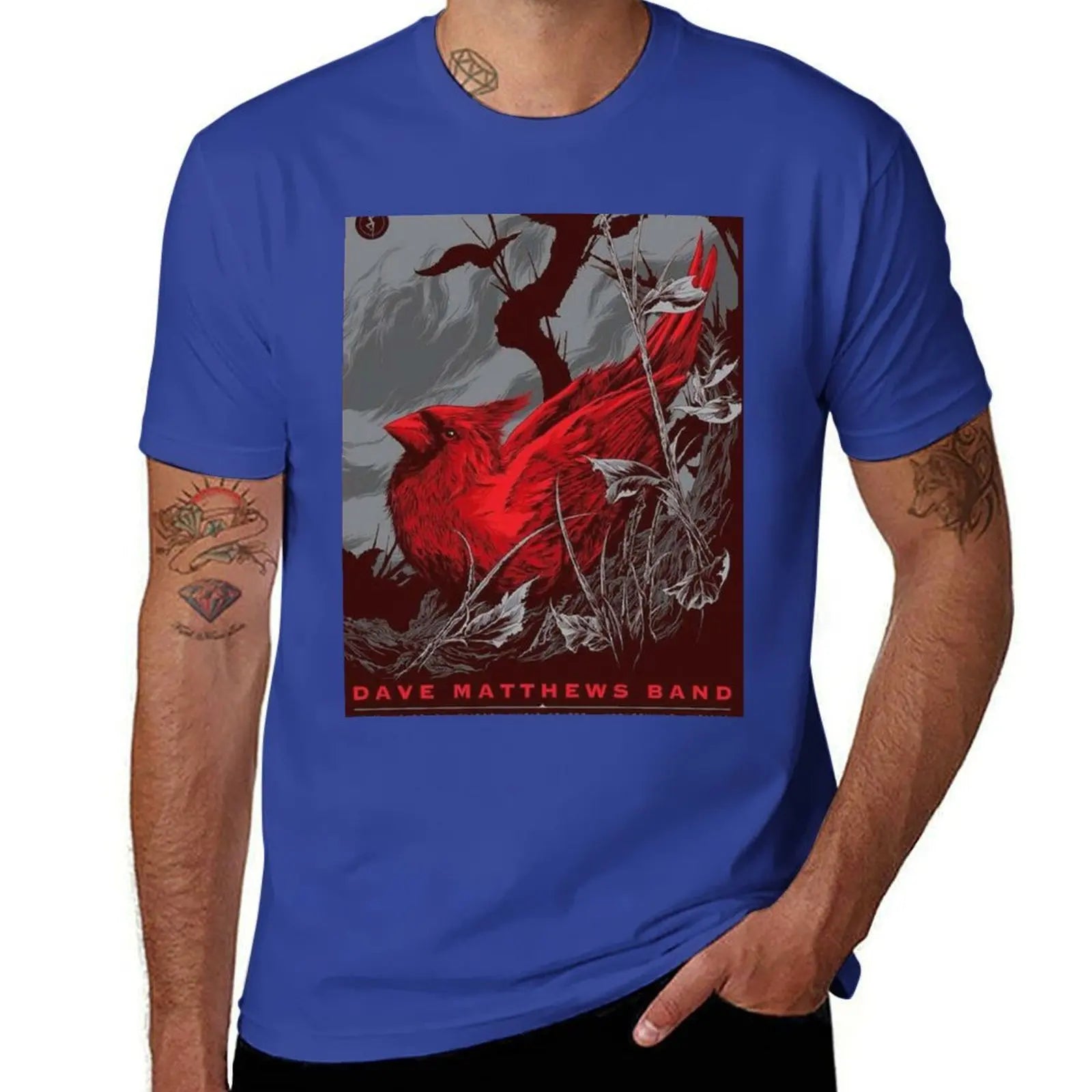 DMB 2015 July 18th Klipsch Music Center Nobleville T-Shirt Oversized Blacks Tees Vintage Mens Graphic T-Shirts Funny