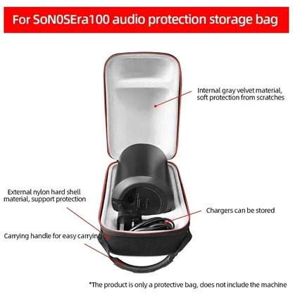 Portable Travel Carrying Case Bags Dustproof Speaker Bag Case Anti-Scratch Protection Accessories for SONOS Era100