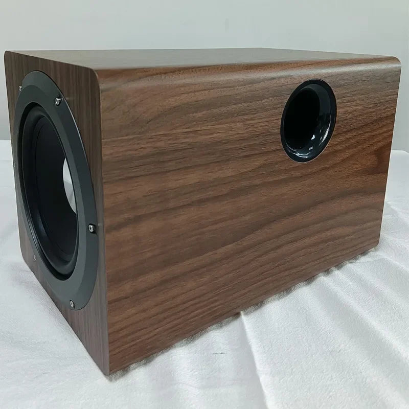 Ibass Professional Sound Subwoofer Bass Amplifier DJ Stage Performance Equipment 100W Big Power 6.5-In Wooden Active Subwoofers