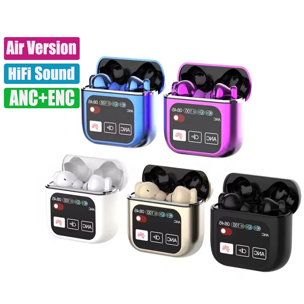 Air Version SE60 XY27 28 A9 A10 ENC Touch Screen ANC Gaming Noise Cancelling Tws Earphones & Headphones