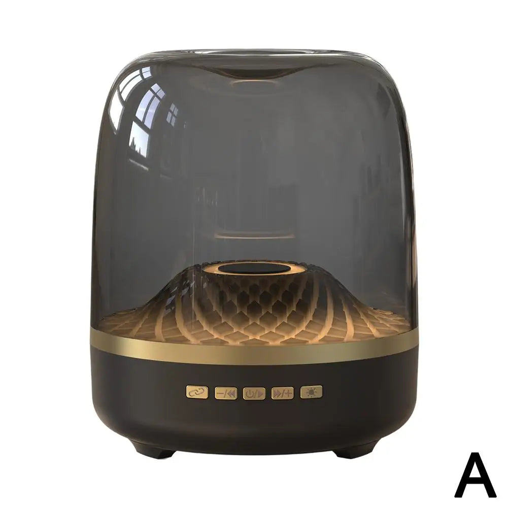 For Harman Kardon Aura Studio4 Bluetooth Speaker Super Large Volume Ambient Light Home Transparent Speaker Wireless Speaker