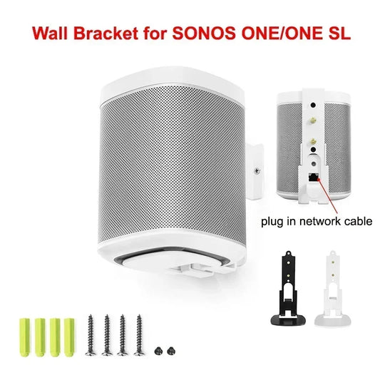 Wall Mount Bracket Metal Holder for SONOS One SL Speaker Metal Mount Stand Holder