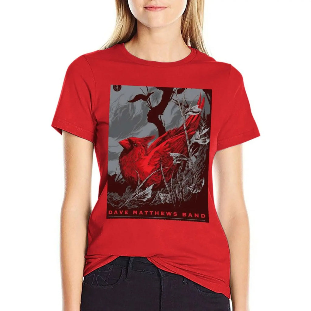 DMB 2015 July 18th Klipsch Music Center Nobleville T-Shirt Korean Fashion Kawaii Clothes Workout Shirts for Women