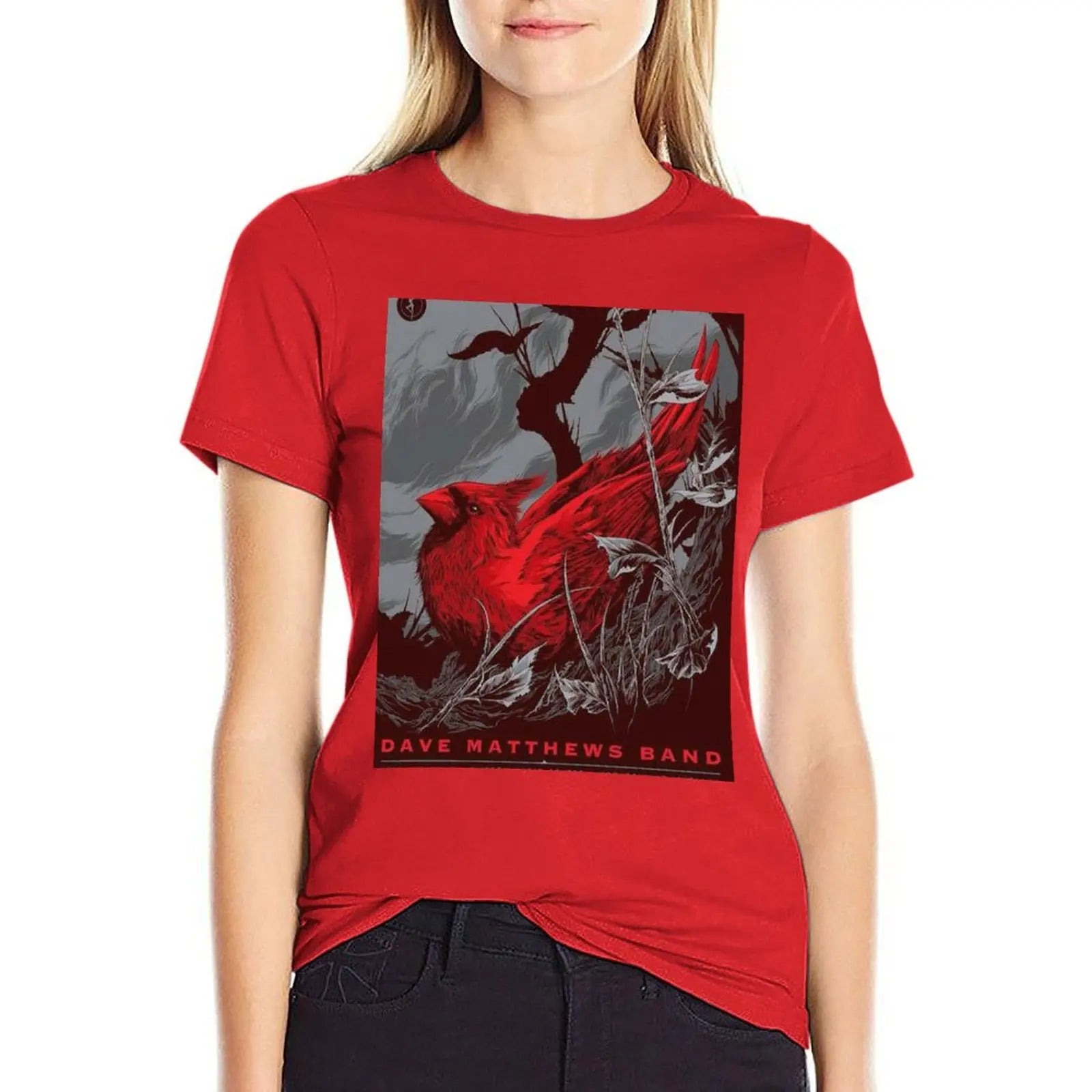 DMB 2015 July 18th Klipsch Music Center Nobleville T-Shirt Korean Fashion Kawaii Clothes Workout Shirts for Women