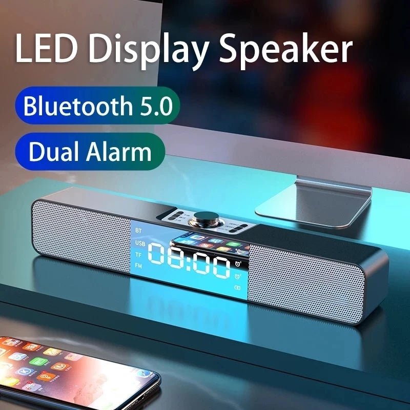 New Style LED Speaker Fashion Sound Bar Aux Usb Bluetooth Speaker Home Theater Surround Speaker Voor TV Computer Speaker Subwoof