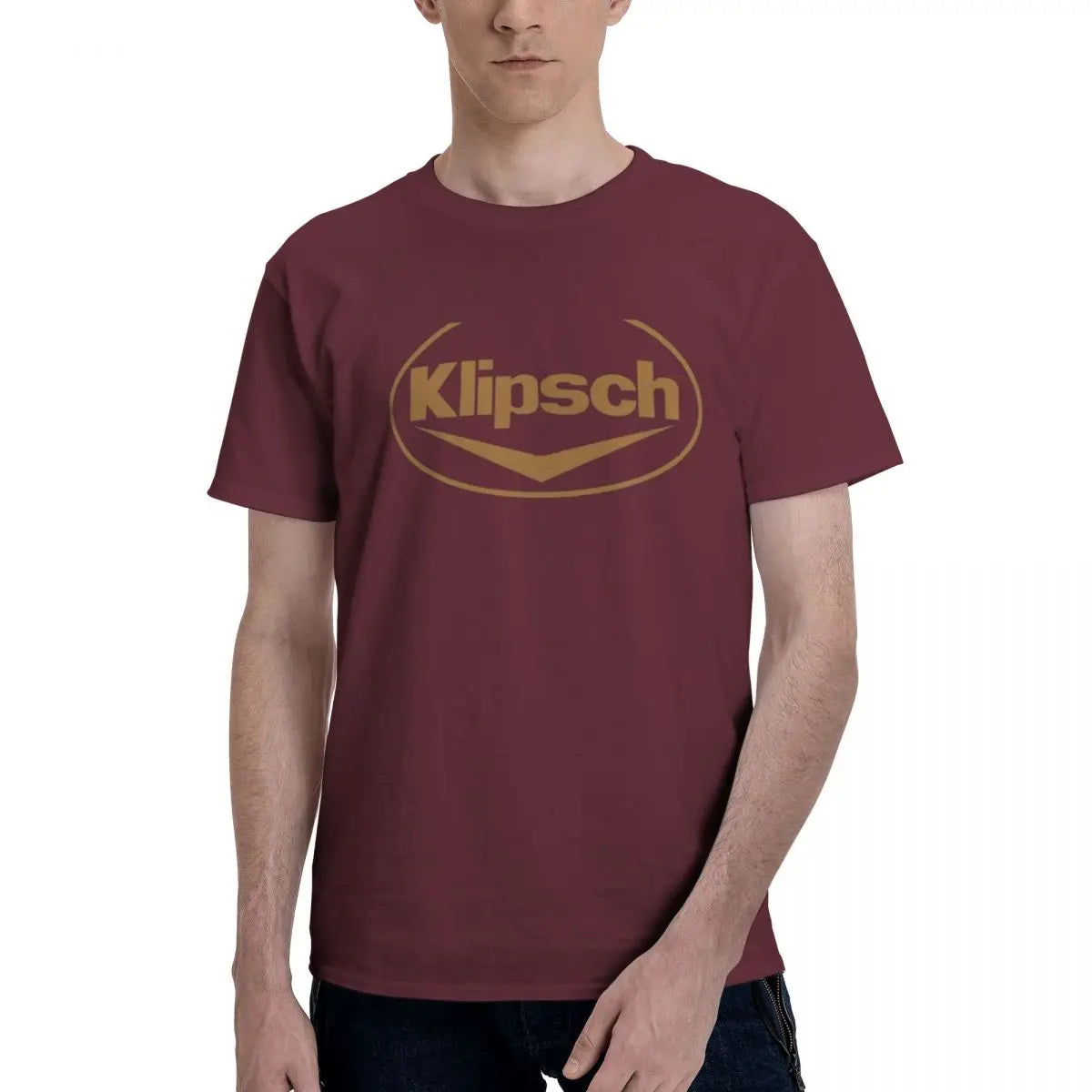 Best Selling Klipsch Logo T-Shirt Anime T-Shirt Tops T Shirt for Men Oversized T-Shirt New Streetwear O-Neck Cotton T Shirts