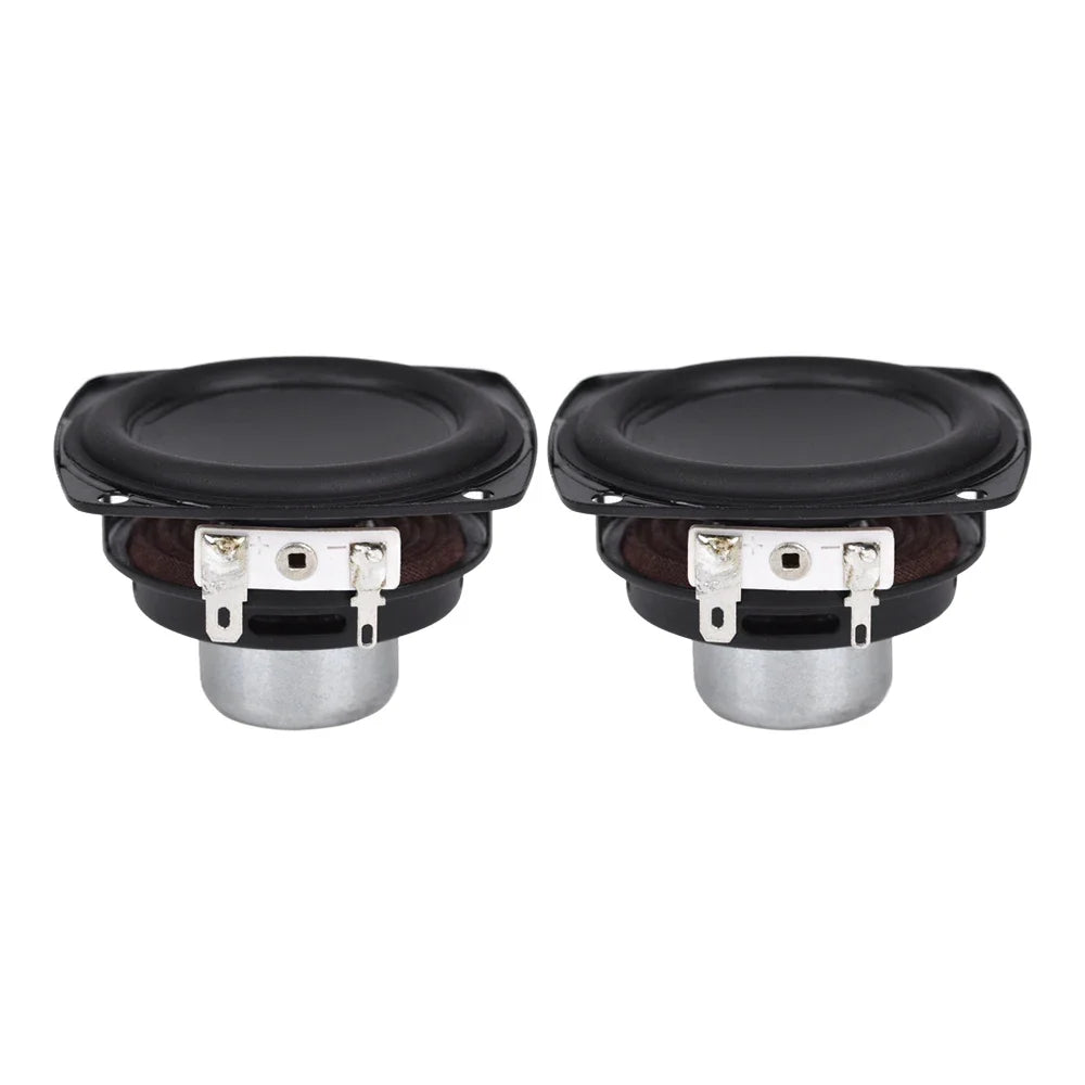 2pcs/Lot 2.75 Inch 4Ω 15W Speakers Full Range Rubber Edge Iron NdFeb Dual Magnetic DIY Bluetooth Speaker